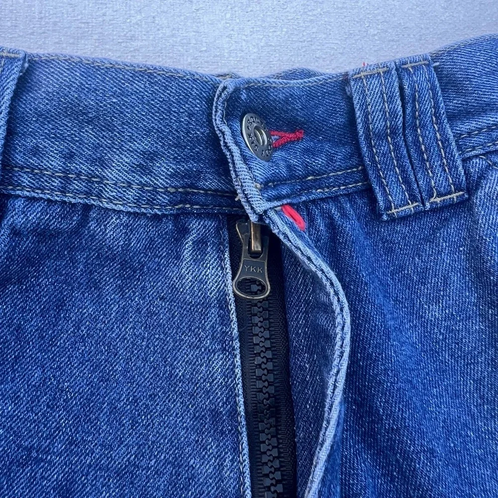 VTG Y2K Route 66 Men's Cargo Denim Shorts Casual Summer Utility Pockets Size 36